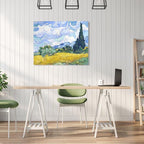 1 KINGO Van Gogh Canvas Wall Art: Wheat Field - Image 6