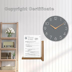 cicininc Wall Clock, Decorative Battery Operated Wall Clocks - Image 6