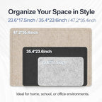 Large Felt Bulletin Board for Wall, Soft Felt Cork Board for Office, Home - Image 7