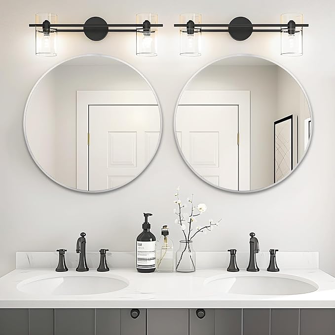 Fabuday Silver Round Mirror 28 Inch - Image 2