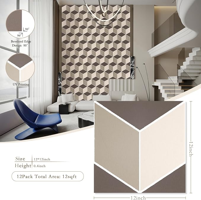 12Pack Acoustic Panels, Self-Adhesive Sound Proof Panels - Image 2