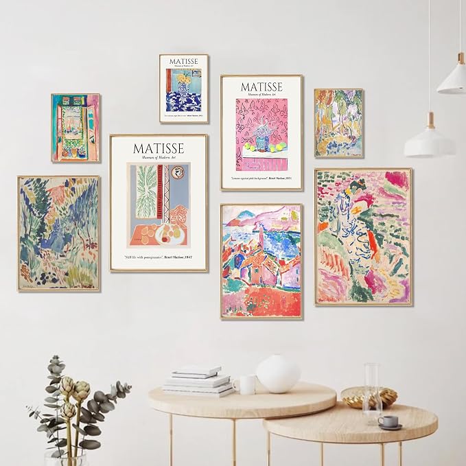 uniro Matisse Wall Art Prints, Matisse Eclectic Wall Decor, Henri Matisse - Image 3