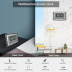 WallarGe Atomic Clock with Outdoor and Indoor Temperature - Image 7