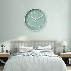HZDHCLH Wall Clocks Battery Operated, Wall Clock Green, 12 inch Wall Clock - Image 7