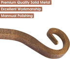 Jardim 2 Pack 10 Inch Premium Decorative Metal Iron Wall Hangers - Image 3