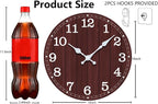 Wall Clock, Modern Wall Clocks Battery Operated, Silent Non Ticking Clock - Image 3