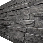 EverStone Acadia Ledge Faux Stone Panel, Graphite Color - Image 7