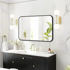 Fabuday Black Bathroom Mirror for Over Sink - Image 3