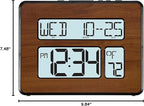 La Crosse Technology 513-1419BL-WA-INT Atomic Large Full Digital Calendar Clock - Image 8