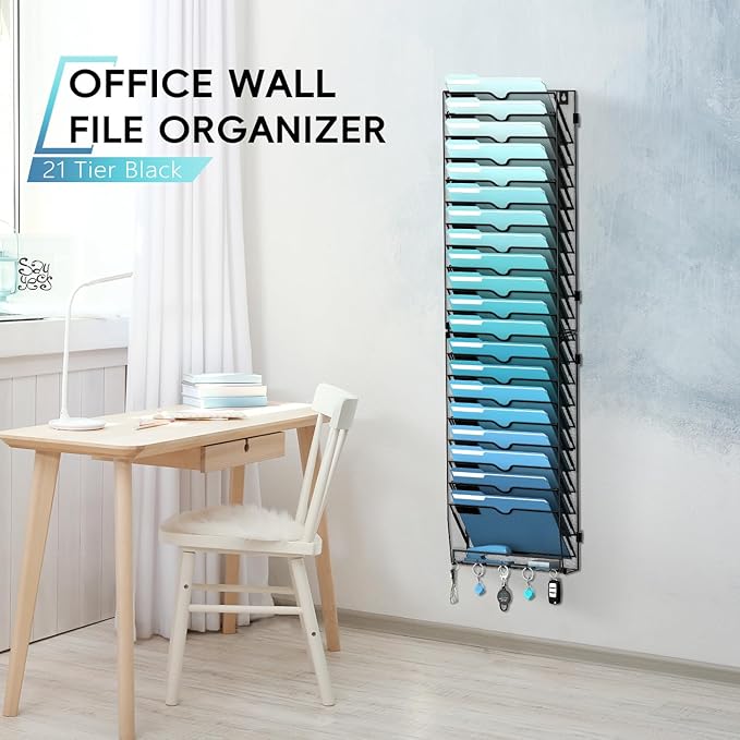 21-Tier Hanging Wall File Organizer - Image 4