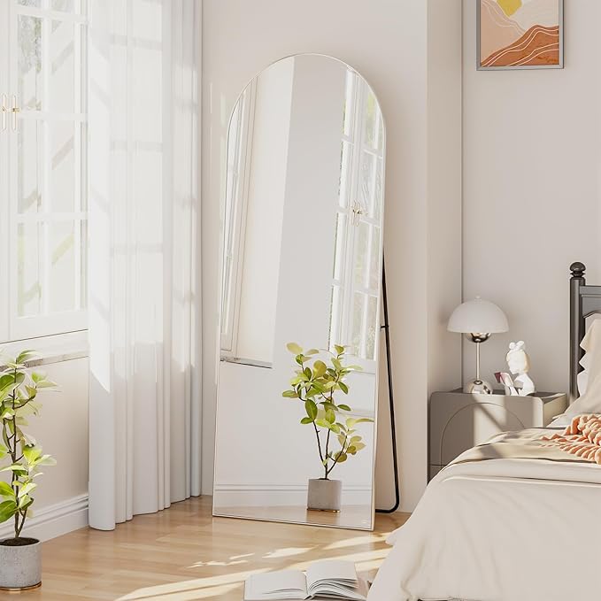 Full Length Mirror 56"x16" Arch Floor Mirror - Image 8