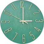 Wall Clock, Silent Clock, Wall Clocks Battery Operated， 12 inch Modern Wall by Fapugh