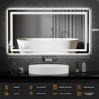 AMOISE LED Bathroom Vanity Mirror - Image 8