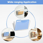 SUPEASY Clear Acrylic Wall File Organizer, One-Piece Wall Mount File Holder - Image 4