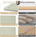 Bulletin Board, 23.5 X 17.5 inches Cork Board - Image 6