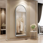 Arch Full Length Wall Mirror, Metal Aluminum Frame Modern Simple Home Decor - Image 2