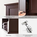 VANIRROR Wall Cabinet, 23x29 inch Medicine Cabinet, Over Toilet Storage - Image 6