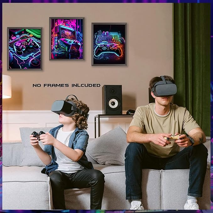 BGFCE Game Room Decor Posters Set of 3 - Image 6
