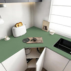 Wood Contact Paper Green Peel and Stick Wallpaper, Thickened No Tearing Vinyl - Image 7