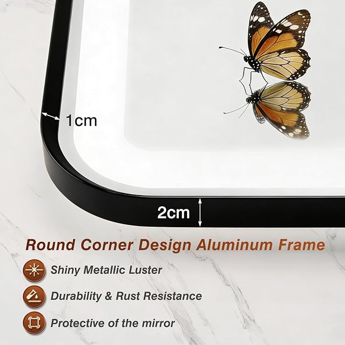 36x60 Inch LED Bathroom Mirror - Image 8