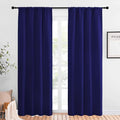 NICETOWN Blackout Curtains for Living Curtains, 1 Pair, 34-inch W x 84-inch L by NICETOWN