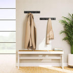 GWAAZXGZ Black Coat Rack Wall Mount - Image 4