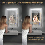 16×24 inches LED Bathroom Mirror, Bathroom Vanity Mirror - Image 5