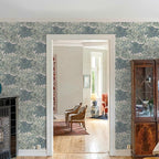 Tempaper Textured Green Canopy Toile Faux Grasscloth Removable Peel and Stick - Image 10