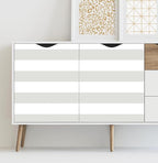 Guvana 17.7"x118" Grey and White Wallpaper Striped Peel and Stick Wallpaper - Image 4