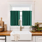 RYB HOME 100% Blackout Short Curtains by RYBHOME