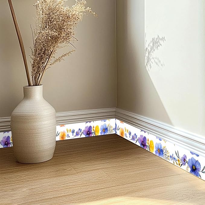 HOMETITUTE Wallpaper Border 4x196 Inch Peel and Stick Wall Border Wallpaper - Image 7