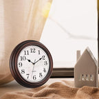 Wall Clock, 12 Inch Vintage Retro Silent Quality Wall Clocks Battery Operated - Image 5