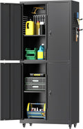 71" H Metal Tool Storage Cabinet by Firstsky