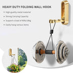 2PCS Foldable Wall Hooks, Flip Down Design - Image 4