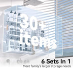 YASONIC Shower Caddy, Large Capacity Bath Organizer - Image 3