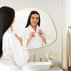 WallBeyond Asymmetrical Mirror, Irregular Wall Mirror, Wall Mirrors Decorative - Image 5
