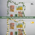 suddus Vine with Fairy Lights Battery Operated, 13.1ft 40 LED Ivy String Light - Image 4
