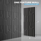 Large PU Decorative Wall Panels, TV Wall, Office & Commercial Spaces - Image 2