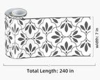 FLFK Wallpaper Border Black and White Patterns Peel and Stick Wall Border Self - Image 2