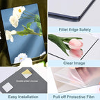 JUNEBRUSHS 8 Pack Self Adhesive Acrylic Mirror, 12x16 Inch Mirror Tiles - Image 3