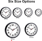 Roymnie Wall Clock Silent Non-Ticking Modern Clock Battery Operated 18 Inch - Image 3