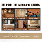 amaZulu Natural Bamboo Wall Panels 4x8 — Dark Brown Tambor Cladding, Rich Deep - Image 7