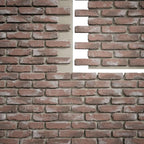 EverStone Aged Brick Faux Brick Panel, 46 7/8"W x 27"H x 1 1/4"D, Burnished Red - Image 9
