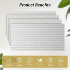 TONOR Dual-Layer Thickened Acoustic Wall Panels Self Adhesive, 8 pack - Image 6