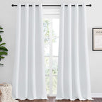 NICETOWN Room Darkening Curtain Panels, 2 Panels, 55 inches W x 120 inches by NICETOWN
