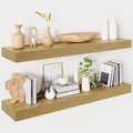 Heimlove Floating Shelves for Wall 36 Inches Long, 9.3" Deep Oak Floating Shelf by Heimlove