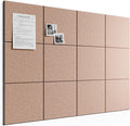 Bumusty Large Cork Board 48" x 36" Alternative by BUMUSTY
