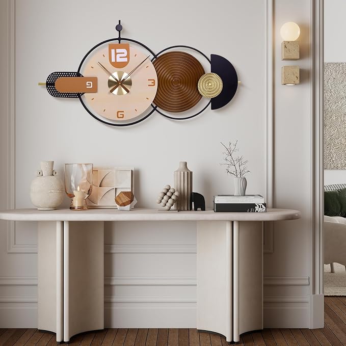 38x20 Inch Large Modern Wall Clock - Image 5