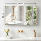 NEWBULIG 30X48 Inch Bathroom Mirror - Image 2