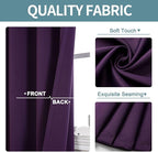 ChrisDowa Blackout Curtains 120 Inches Long 2 Panels Set - Image 3